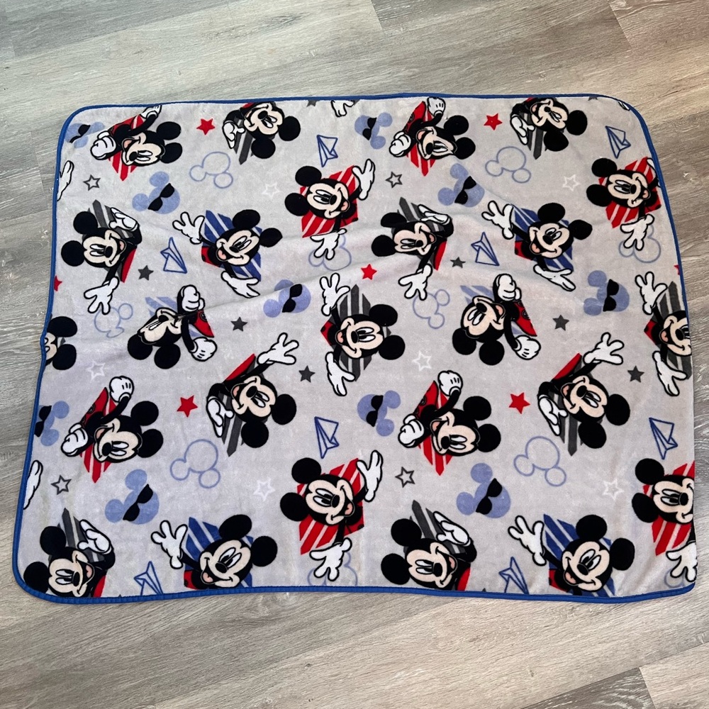 Mickey Mouse Patterned Blanket